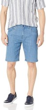 NWT / PUBLISH Brand Men's RONIN Light Indigo DENIM SHORTS Size: 34