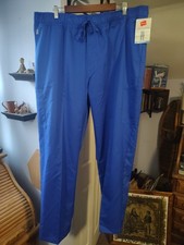 Hanes Women's 2X Cool Comfort Fit Blue Scrub Pants New With Tags