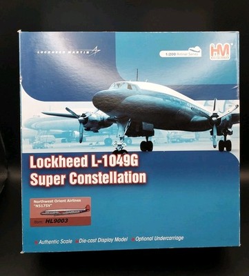 HOBBY MASTER 1/200 L-1049G SUPER CONSTELLATION NORTHWEST ORIENT  HL9003 *Read*