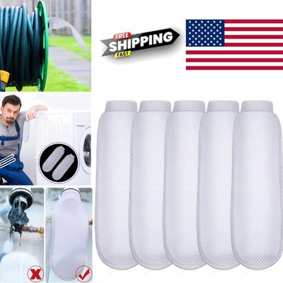 Nylon Mesh Lint Traps for Washing Machine Discharge Hose 5 Pack Cleaning Tools