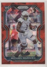 2020 Panini Prizm Rookie Red Ice Prizm Michael Warren II #345 wd9