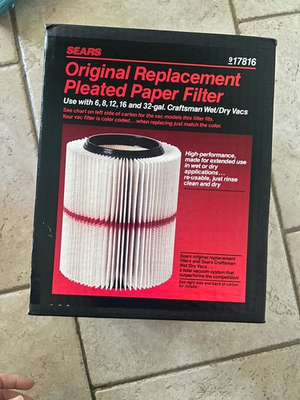 #ad #ad Craftsman 917816 High Performance Replacement Filter Red Stripe Sealed $28.00