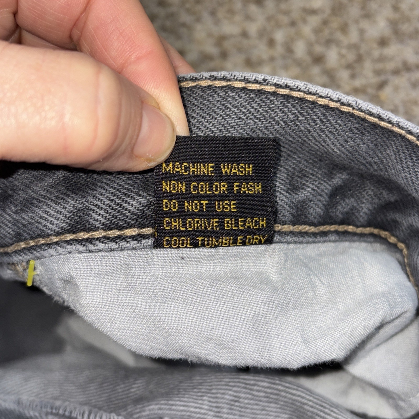 Urbanix Dynamic Jeans Mens 46x32 Black Carpenter Denim Fits 41 X 30 - View 7