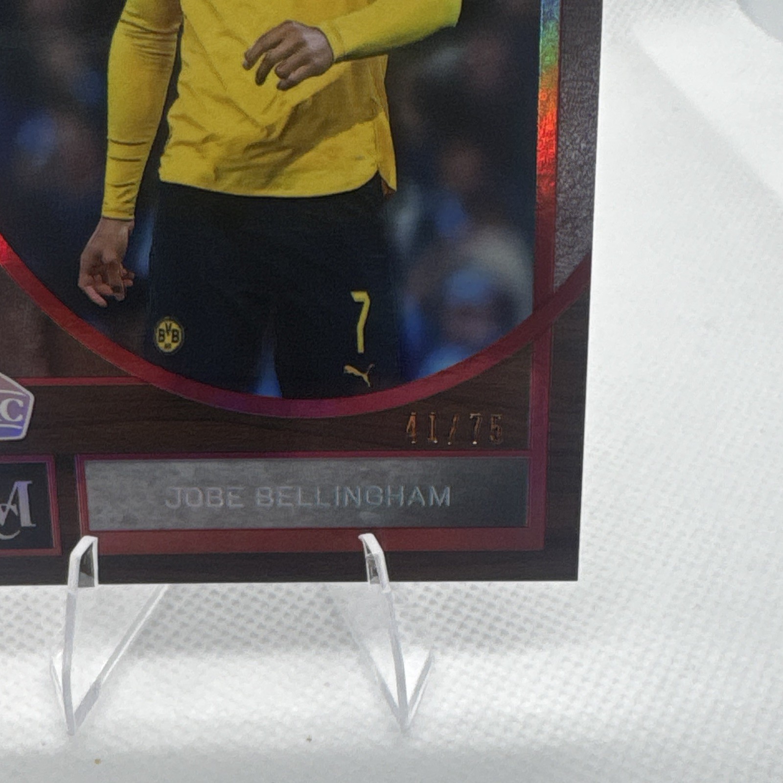Topps Museum Collection UCL Jobe Bellingham Borussia Dortmund RC #74 41/75 view 2