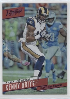 2017 Panini Prestige Xtra Points Purple 81/100 Kenny Britt #141 0q3