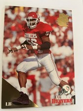 Miami Dolphins Oklahoma Aubrey beavers gold stamp rookie football card Cscan
