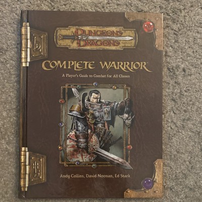 Dungeons & Dragons Complete Warrior 3rd Edition First Print 2003 WOTC