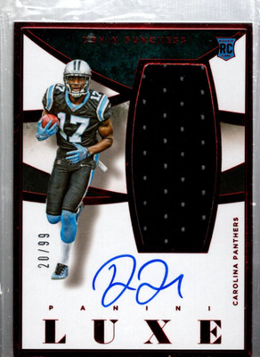 B4473 2015 Panini Luxe Rookie Erinnerungsstücke Autogramme #7 Devin Funchess