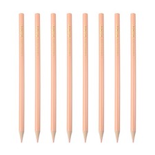 8PCS Colored Pencils Set Wooden Oil Based Colored Drawing Pencil Beige