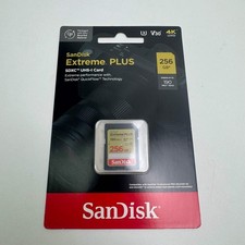 New SanDisk Portable Extreme Plus SD 256GB UHS-I SSD SDSDXWV-256G-ANCIN