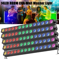 UKING 14LED RGBW COB Wall Washer Light DMX Party Disco DJ Stage Lighting Show