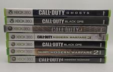 Xbox 360 Game Lot Call Of Duty - COD - Black Ops - Modern Warfare - Ghost