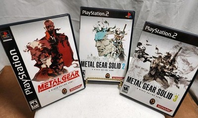 Box Set Metal Gear Solid: The Essential Collection - Sony PlayStation 1&2 Mint