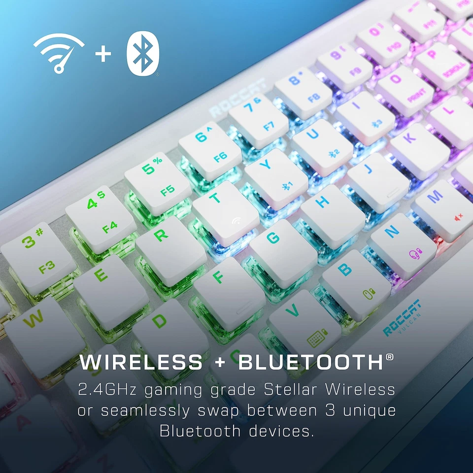 Vulcan II Mini Air 65% Optical Mechanical Gaming Keyboard, Full Wireless and ... - Image 3 of 4