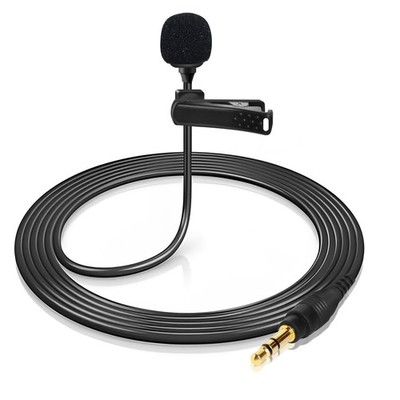4 FT 3.5mm TRS Mini Lavalier Lapel Microphone for Rode Wireless GO, for DJI M...