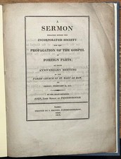 1818 John Parsons 'Sermon At St. Mary Le Bow' Society For Propagating Gospel