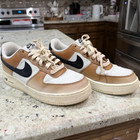 Nike Air Force 1 Low Unisex Adults Sneakers Brown/White/Black Lace-Up — photo 1