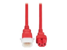 Eaton P018E06ARD6 PDU Power Cords C15 to P-Lock 6 ft Red 6 Pack