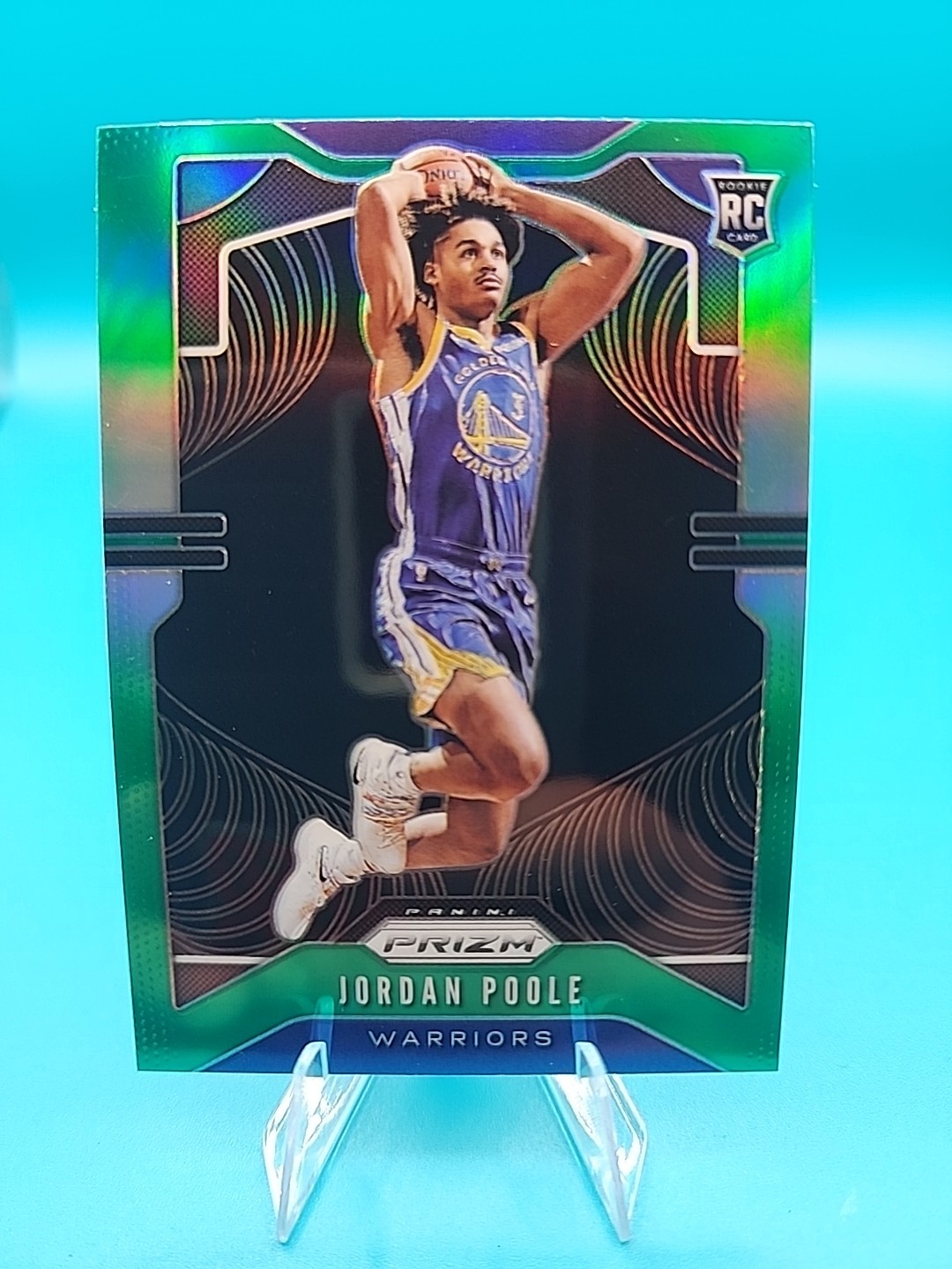 2019-20 Panini Prizm - Rookie Jordan Poole #272 Green Prizm (RC)