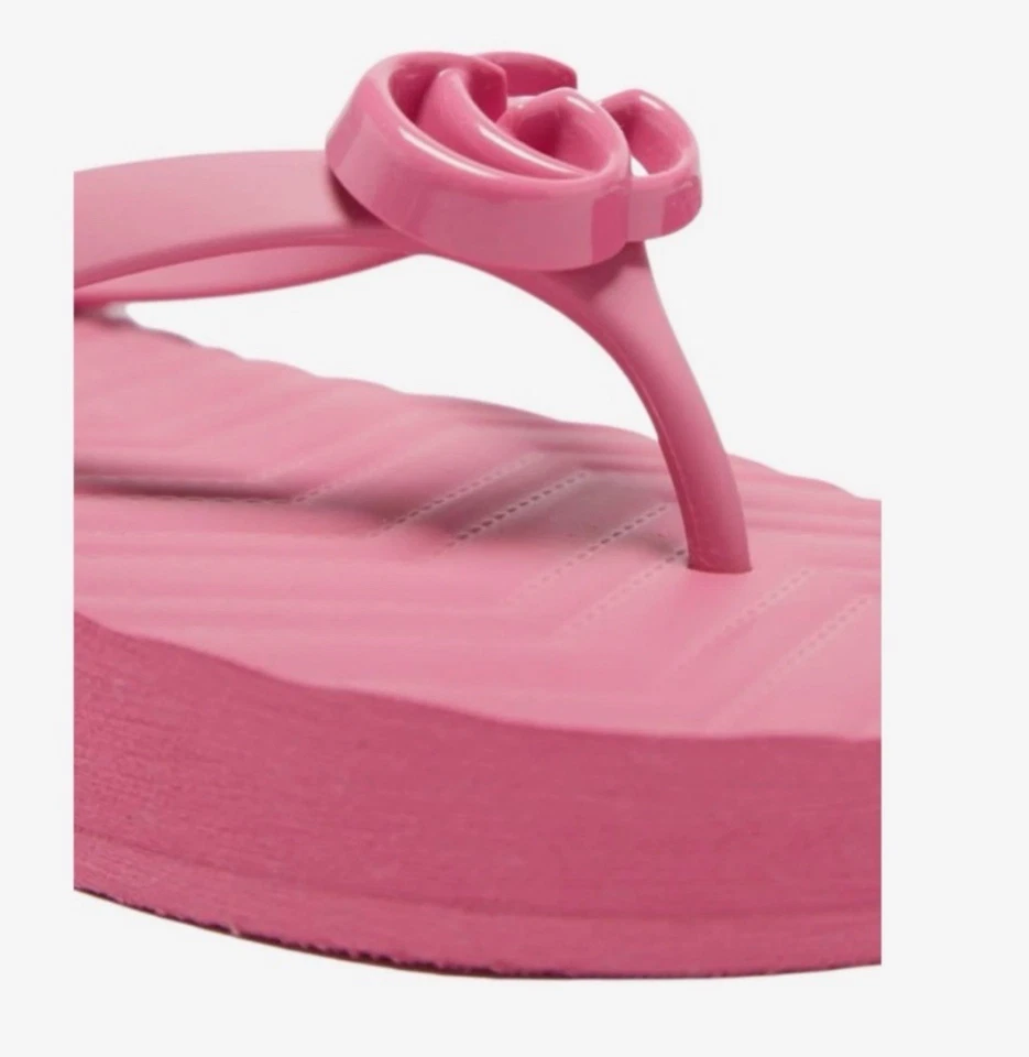 Chanclas Gucci Pascar GG en rosa talla 42 Foto 4 de 4