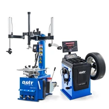 OMT 2 HP Tire Changer Wheel Balancer Machine Combo Rim Clamp 24" Rim, combo