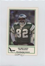 1985 Frito Lay Philadelphia Eagles Police Mike Quick #10 0au4