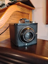 Vintage Kodak 616 Box Camera SIX-16 Brownie Special Art Deco Black Metal USA