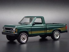 1987 87 Ford Ranger Stx Pickup Truck Green 164 Scale Diorama Diecast Model Car