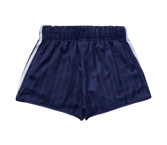 adidas Originals Pinstripe Satin Shorts KC4235 – Dark Blue(XXS.XS