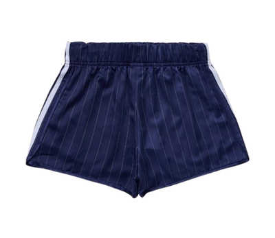 adidas Originals Pinstripe Satin Shorts KC4235 – Dark Blue(XXS.XS