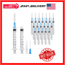 20 Pack 3Ml Syringes with 23G 1 Inch, Disposable Luer Lock Syringe Individually