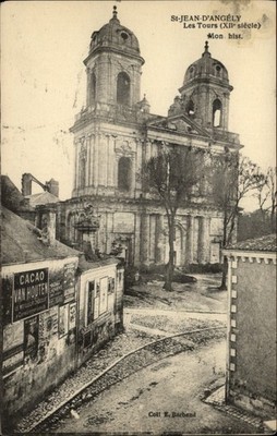 Saint-Dengle'y Les Tours-Oui-St-le'y vintage postcard s165