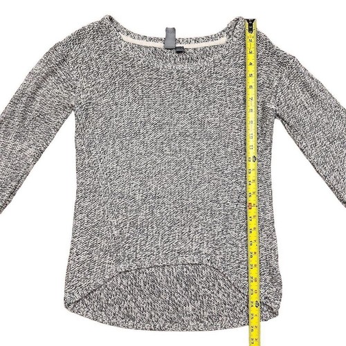 Quinn Women's Multicolor Marled Knit Pullover Sweater Size S Elbow Patch - Picture 3 of 8