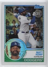 2018 Topps Silver Pack 1983 Design Chrome Update Series Matt Kemp #141 w7v