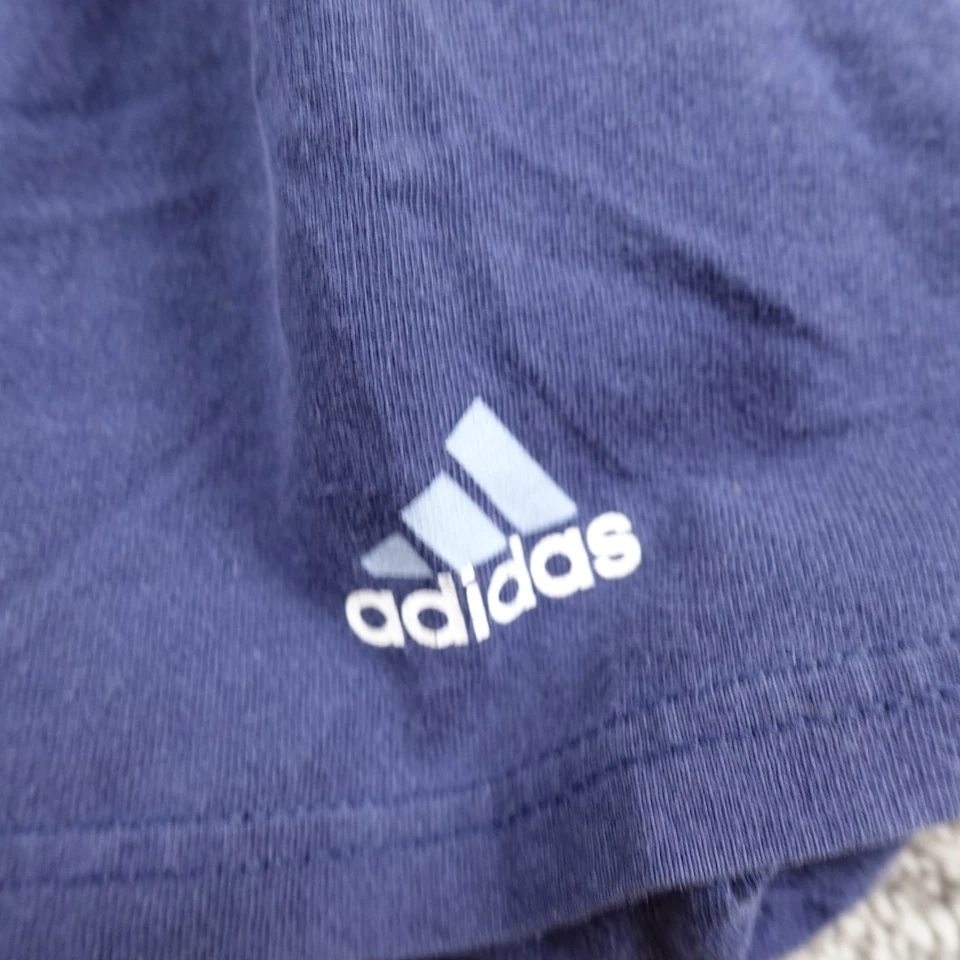 VTG David Beckham Shirt Mens L Blue Adidas Real Madrid 23 Soccer Football Y2K - Image 3 of 4