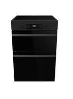 Hisense HDCEIT6C20B Hi6 60cm FreeStanding Electric Cooker with Induction-Black
