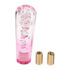 Diamond Two-tone Crystal Shift Knob Gear Shifter Knob Acrylic Stick Pink