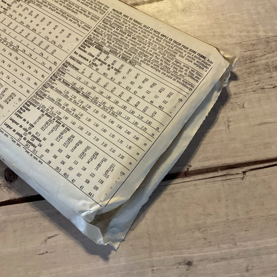 Simplicity 9862 Sewing Pattern Tunic Top Dress Jacket Pants Wardrobe 16-24 UNCUT - Image 4 of 4