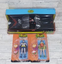 Batman Robin & Batmobile        McFarlane 66  Batman Classic TV Series 6  Figures