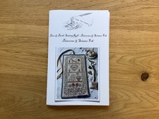 Bees & Birds Sewing Roll Cross Stitch Chart By Stacy Nash Primitives