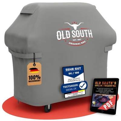 Old South - Premium Grillabdeckung Wetterfest für Weber, Napoleon, Enders, Rösle