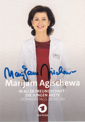 Autogramm - Marijam Agischewa (In aller Freundschaft - Die jungen Ärzte)