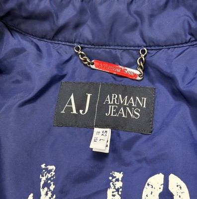 Armani Jeans Jacket Green Nylon Y2K Men's 52 / L | eBay
