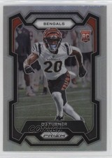 2023 Panini Prizm Rookies Silver Prizm DJ Turner #319 17h0