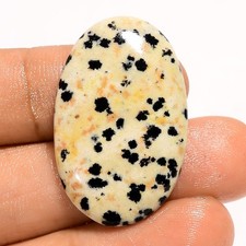 23.5 Ct Natural Dalmatian Jasper Oval Shape Cabochon Loose Gemstone 31X20X4 mm