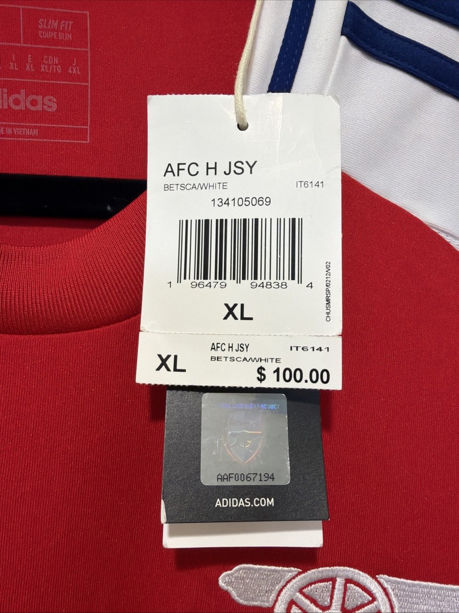 Odegaard #8 Mens EXTRA LARGE Adidas Arsenal Home Jersey | eBay