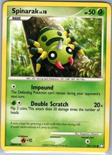 Spinarak 103/123 Non Holo Mysterious Treasures - Pokemon Card - NM