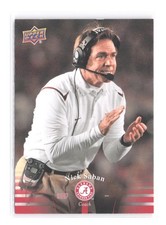 2012 Upper Deck University of Alabama Nick Saban 88 Alabama Crimson Tide