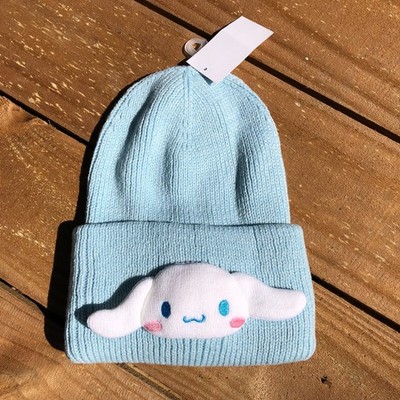 NEW Cinnamoroll Anime Beanie Hat Sanrio Baby Light Blue Outerwear