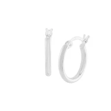 New Silpada 'Time to Shine' Small Hoop Earrings in Sterling Silver